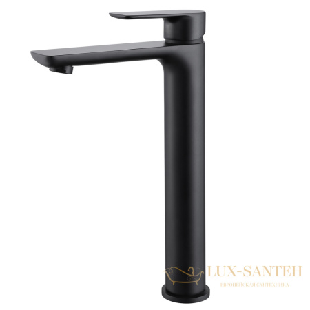 смеситель для раковины, abber weiss insel af8011b, черный матовый