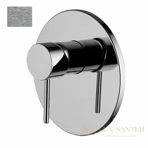 смеситель для душа встраиваемый fima carlo frattini spillo up, f3039x1sn, внешняя часть, никель брашированный