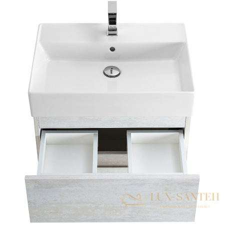 тумба под раковину cezares molveno 46 molveno 46-60-2c-so-lb 60 см подвесная, legno bianco