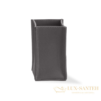 контейнер настольный decor walther, nappa koe, 0938293, натуральная кожа, дымчато-серый