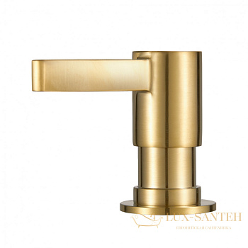 дозатор для жидкого мыла встраиваемый milacio mcu.933.gd, золото брашированное