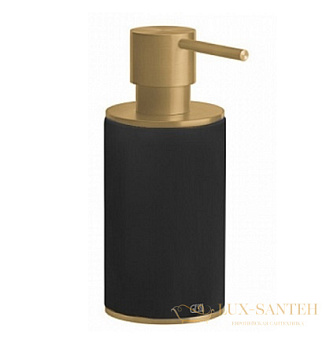 дозатор gessi 316 accessories 54738.727 настольный, brushed brass pvd/черный