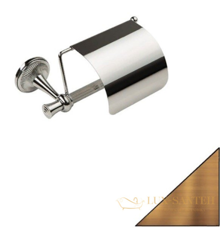 бумагодержатель с крышкой stil haus regal rg11c(25), бронза