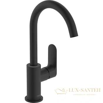 смеситель для раковины hansgrohe rebris s 72536670, черный матовый