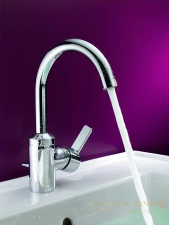 смеситель для раковины kludi zenta 382550575 с донным клапаном, хром