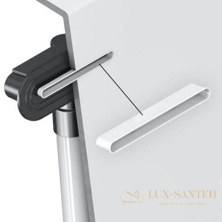 декоративная накладка на перелив villeroy & boch subway 3.0 u90958001, белый