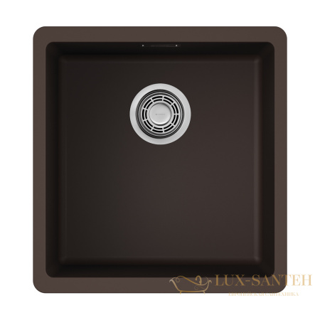 кухонная мойка omoikiri kata 40-u-dc artgranit х темный шоколад, 4993395