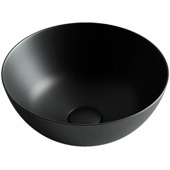 раковина ceramica nova element cn6004 35,8x35,8 см, черный матовый