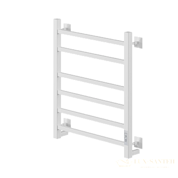 полотенцесушитель электрический кабельный ника step-2 60/40 ral9016 белый матовый u