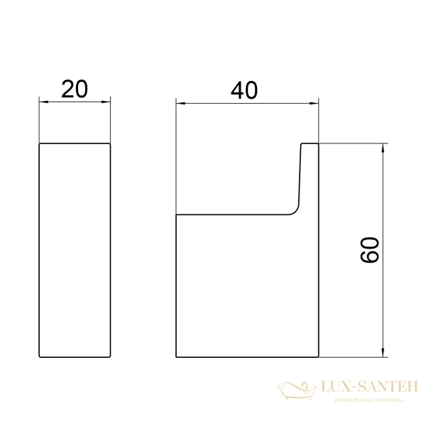 крючок timo petruma 15211/00, хром