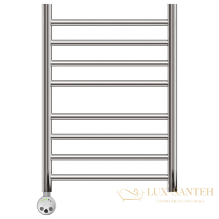 полотенцесушитель 500x600 электрический point аврора pn10156se п8 левый/правый, хром