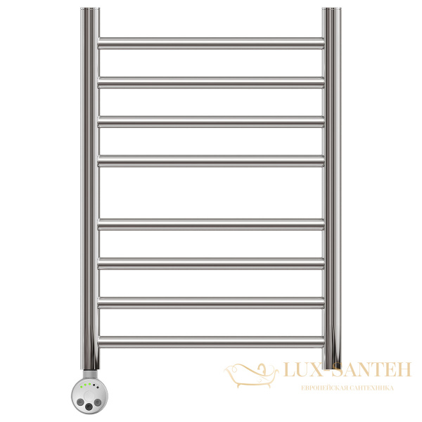 полотенцесушитель 500x600 электрический point аврора pn10156se п8 левый/правый, хром