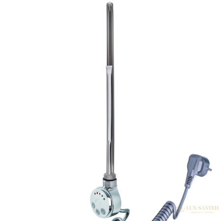 электрический тэн мег 1.0 300w хром, кабель спиральный с вилкой