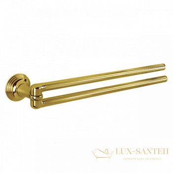 полотенцедержатель двойной colombo design hermitage b3312.oa, бронза