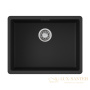 кухонная мойка omoikiri kata 54-u-bl artgranit х черный, 4993410