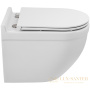 подвесной унитаз belbagno senso-tor bb017ch-tor/bb870sc с сиденьем микролифт, белый