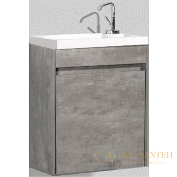 тумба под раковину belbagno pietra mini pietra mini-400-1a-so-scm-l 40 см подвесная, cemento