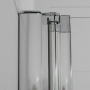 душевая дверь cezares elena elena-w-b-12-100-c-cr 100 см профиль хром, стекло прозрачное