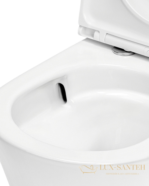 комплект tece tecespring k k955201wcr с подвесным унитазом и панелью смыва tecespring v, белый глянцевый/хром