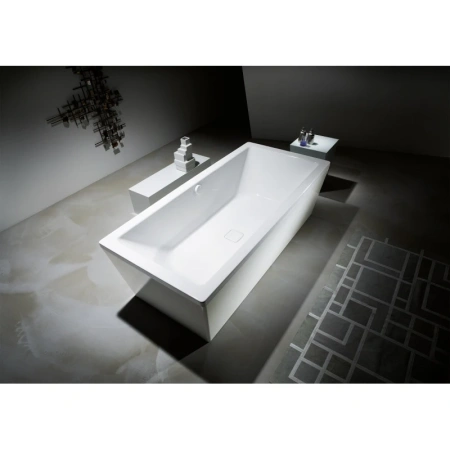 стальная ванна kaldewei conoduo 235300013001 735 200х100 см с покрытием easy-clean, альпийский белый 