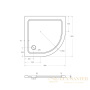каркас с ножками для smc поддона cezares tray-m-r-100-ml, хром