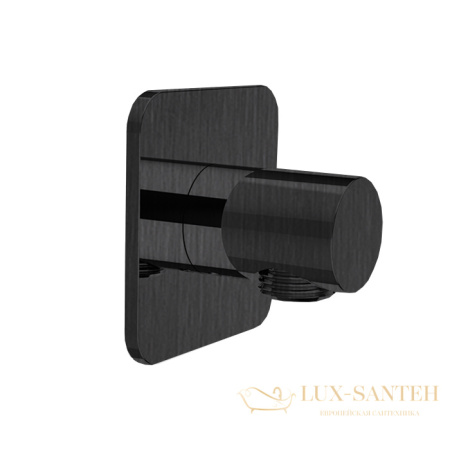 шланговое подключение almar e095038.ab, черный хром брашированный pvd