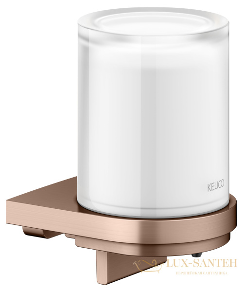 дозатор для жидкого мыла подвесной  keuco moll, 12752299000, красное золото шлифованное