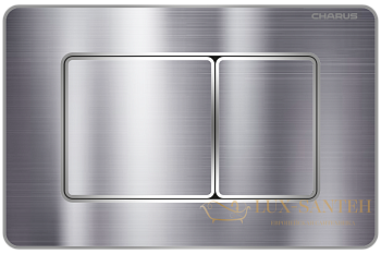 панель смыва charus tm, robusto, fp.310.gss.05, сталь полированная
