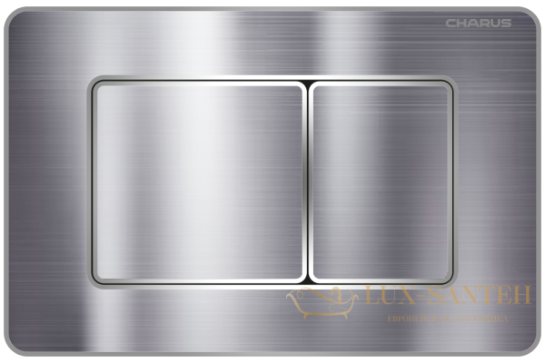 панель смыва charus tm, robusto, fp.310.gss.05, сталь полированная