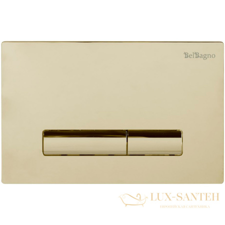клавиша смыва belbagno genova bb022-gv-oro, золото