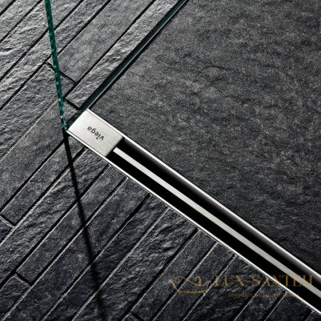 окантовка для плитки viega advantix vario 761974, нержавеющая сталь матовая