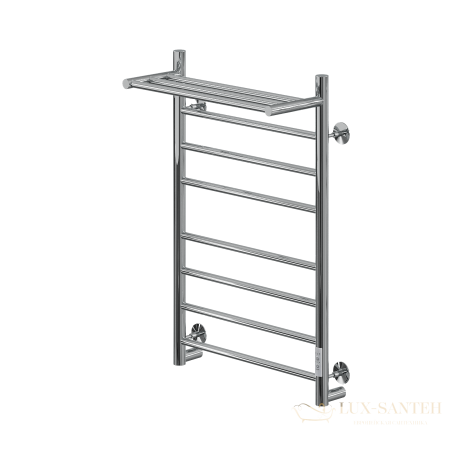 полотенцесушитель электрический кабельный ника way-2 80/50 с полкой u, хром