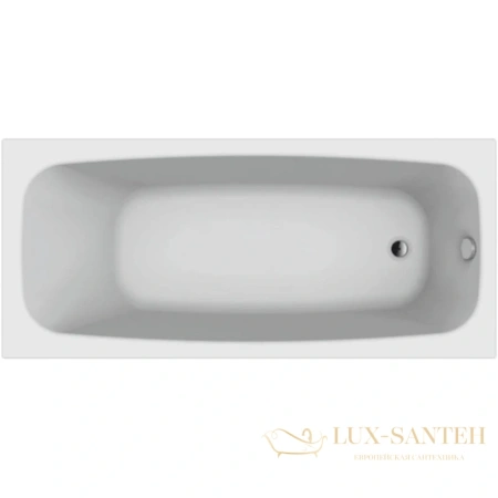 акриловая ванна berges nelu 050021 180х80 см, белый