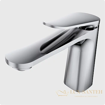 смеситель для раковины aquame imola aqm6710cr, хром