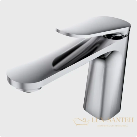 смеситель для раковины aquame imola aqm6710cr, хром