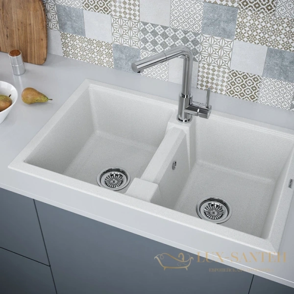 кухонная мойка paulmark zwilling pm238150-gr, серый