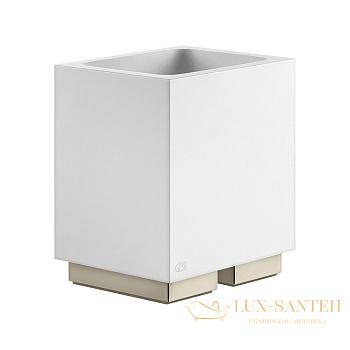 стакан настольный белый gessi inverso accessories 20831.726, warm bronze br pvd