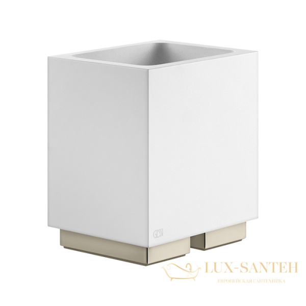 стакан настольный белый gessi inverso accessories 20831.726, warm bronze br pvd