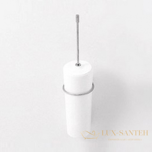 ершик agape bucatini, abuc0175aatrz, туалетный подвесной, цвет белый х хром