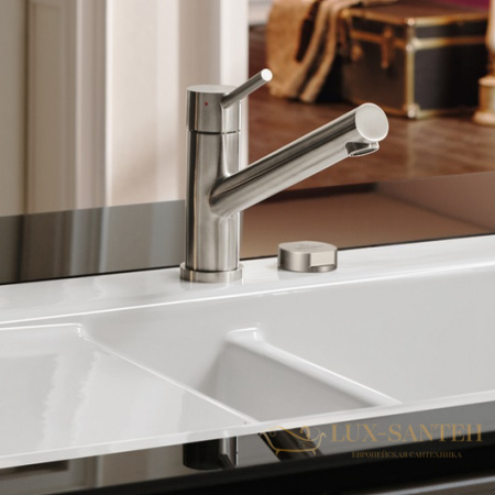 смеситель для кухни villeroy & boch como 925100lc для кухни, stainless steel