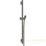 душевая штанга hansgrohe unica 28632340 65 см, шлифованый черный хром