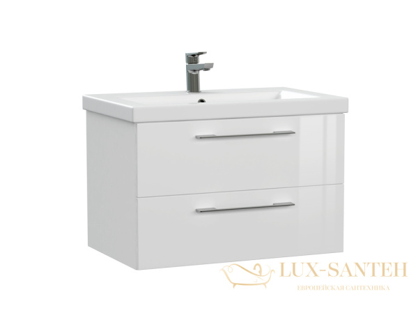 тумба cersanit lara 70, 64135, цвет белый