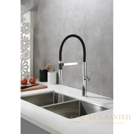 смеситель paulmark leader le214101-cr для кухни, хром