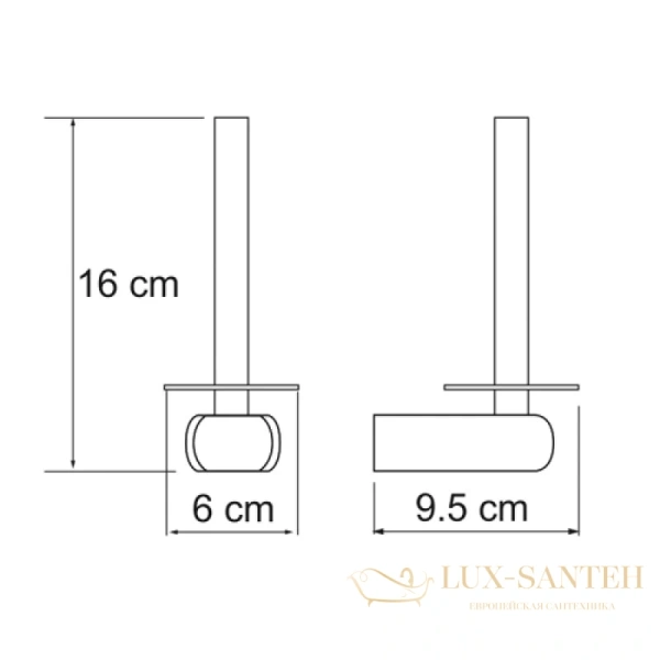 держатель запасных рулонов wasserkraft berkel k-6897, хром