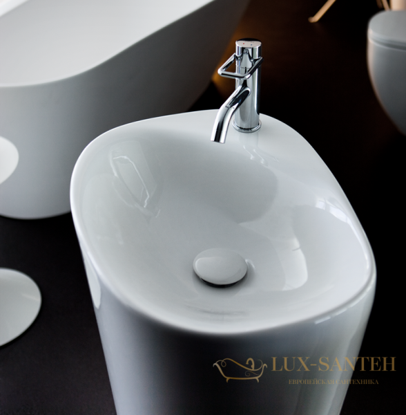 раковина laufen palomba collection 8.1180.4.400.104.1 напольная 52 см, белый 