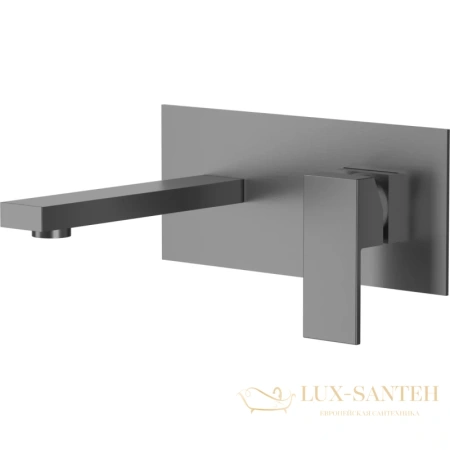 смеситель для раковины d&k bayern.liszt da1514406 встраиваемый, серый графит