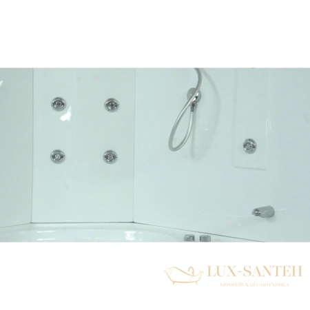 душевая кабина timo lux t-7735 135x135x230 см, стекло прозрачное