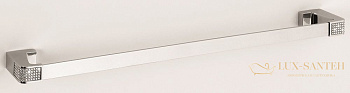 полотенцедержатель sanibano diamond h9000/60crс длина 66 см, хром-кристаллы swarovski crystal