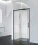 душевая дверь belbagno acqua acqua-bf-1-120-c-nero 120 см профиль черный, стекло прозрачное 