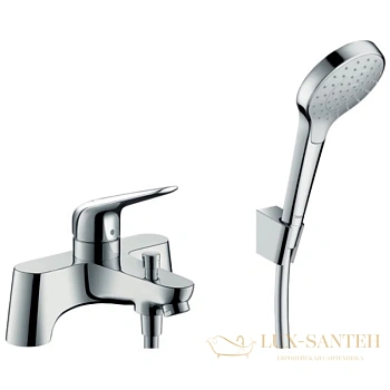 смеситель для ванны hansgrohe novus 71044000, хром
